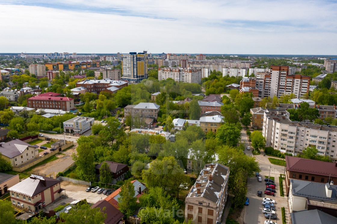 Город Иваново с птичьего полета